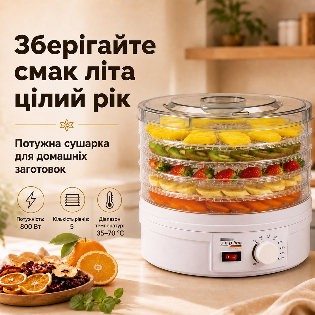 Сушарка для домашніх заготовок
